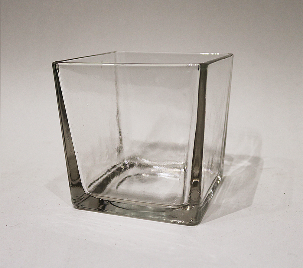 Windlicht Glas eckig 10 x 10 x 10